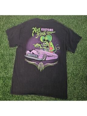 Thrashed Faded Official Rat Fink shirt medium